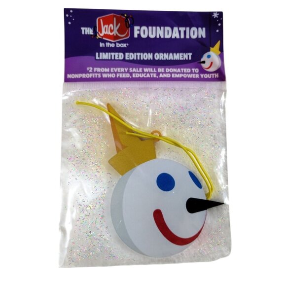 Jack In The Box Limited Edition Antenna Ball Christmas Ornament - Picture 1 of 3